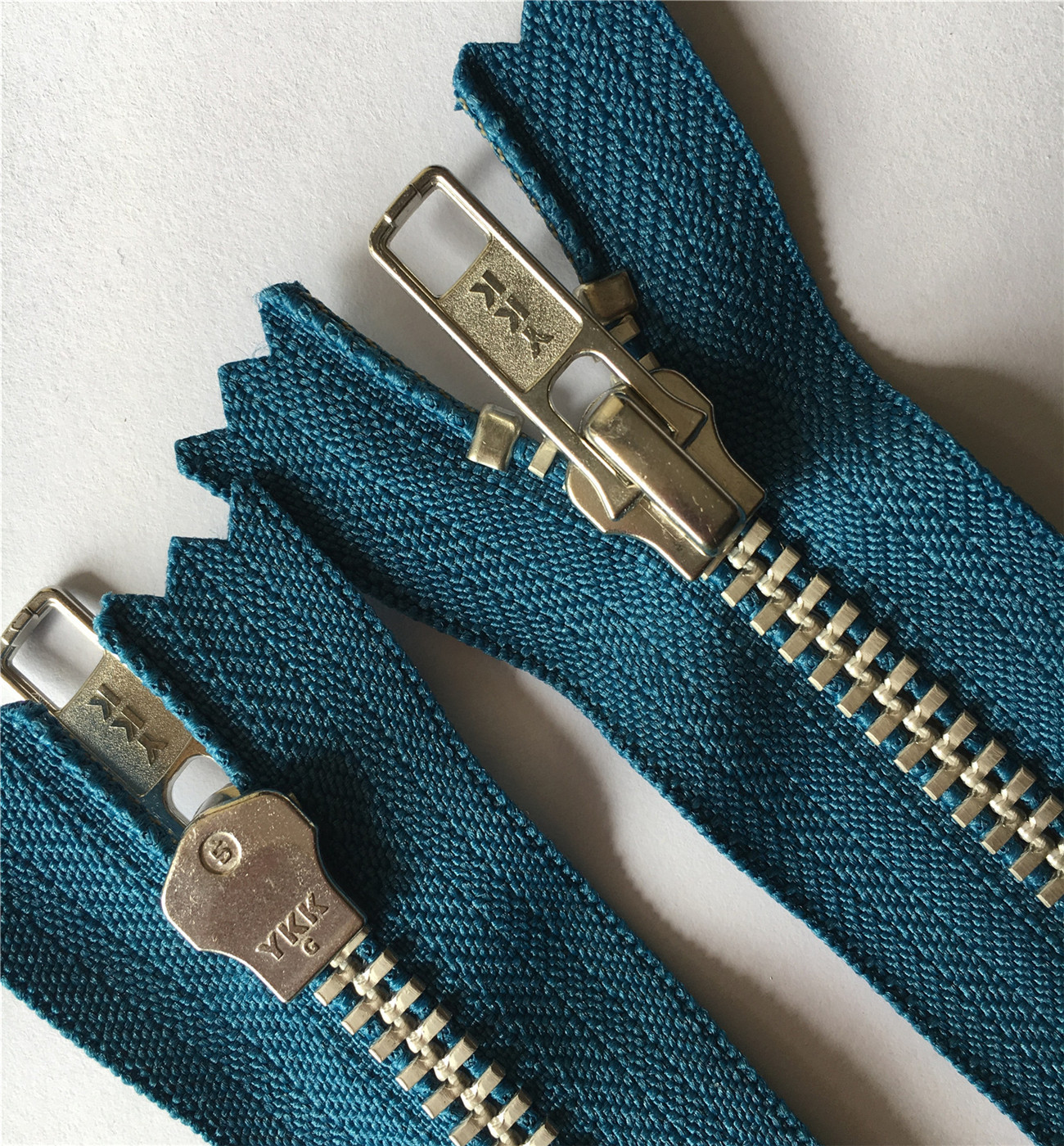 5号金属白铜闭口拉链自动头