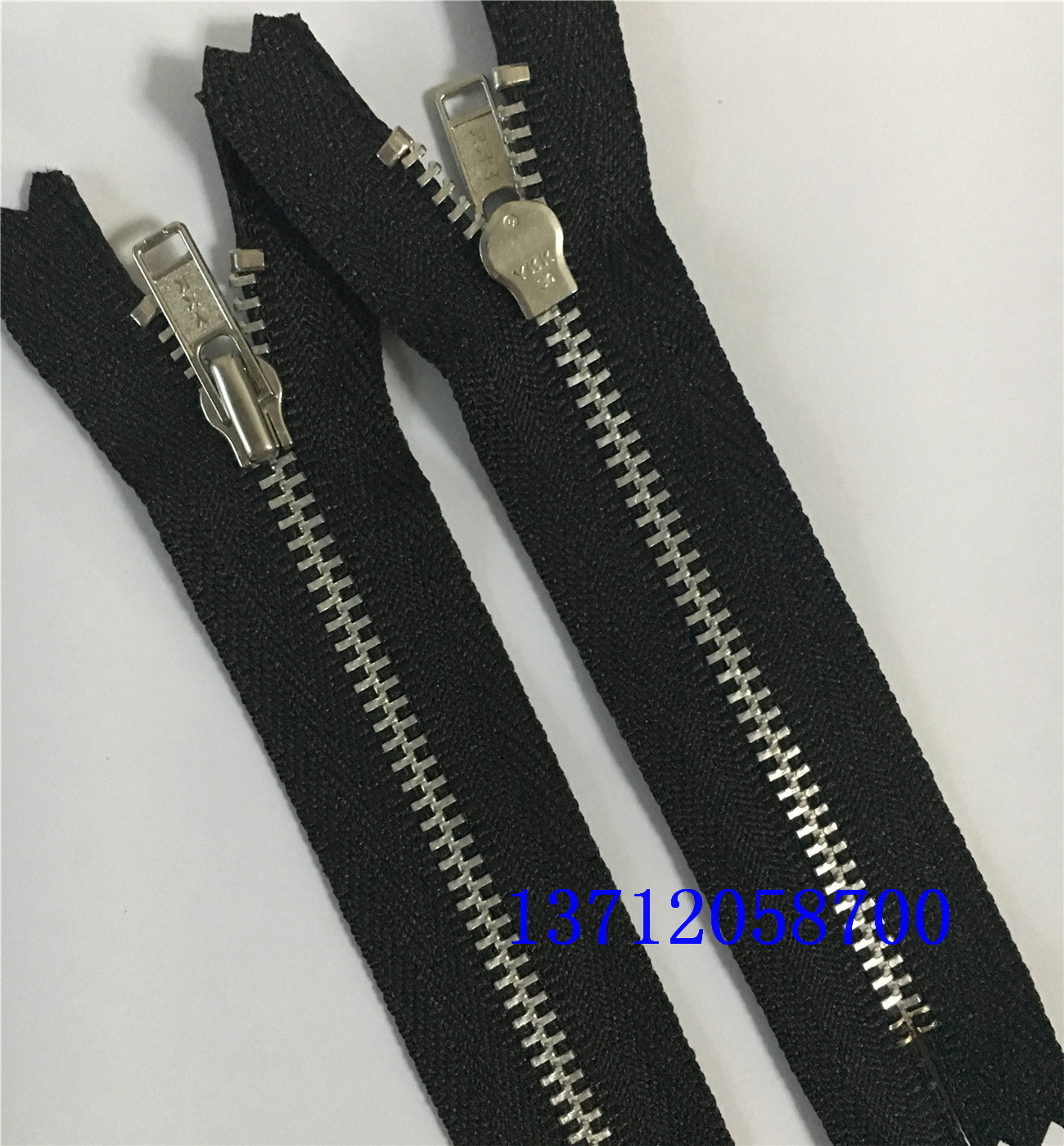 YKK3号白铜闭口拉链