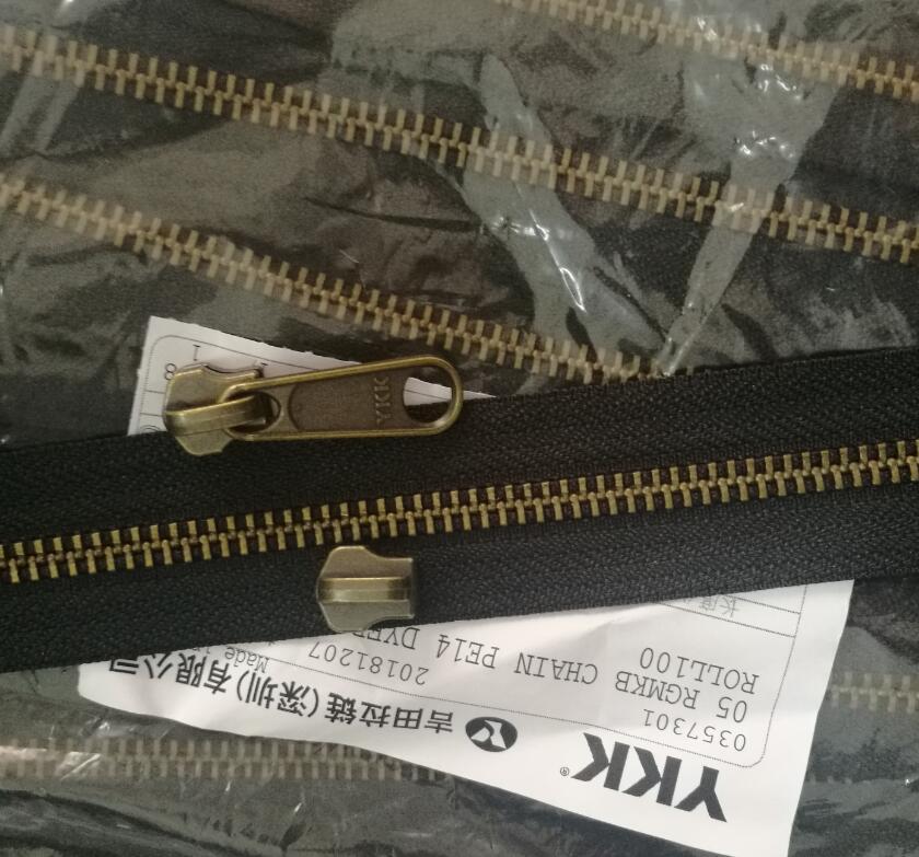 ykk5号古铜色码装拉链拉头