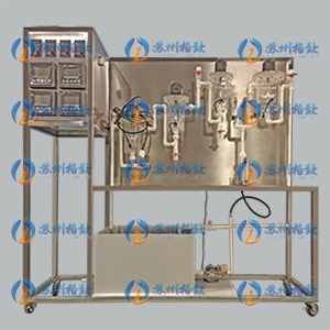 单釜与三釜串联返混性能测定实验装置