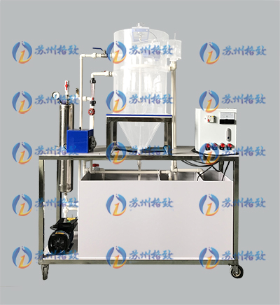 竖流式圆形溶气加压气浮实验装置
