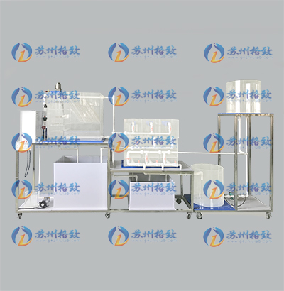自来水厂立体布置模型