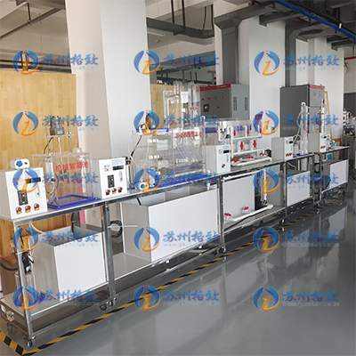 天津某高校水污染控制实验装置城市污水处理综合实践系统等教学实验设备安装调试现场