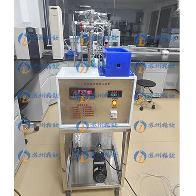 重庆某高校换热器性能测试装置安装调试现场 定制加工教学实验设备