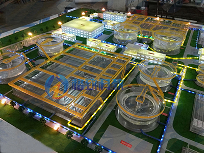 污水处理厂工艺模型