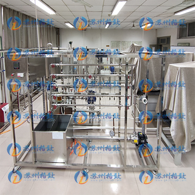 陕西某大学化工流动过程综合传热实验装置化工填料吸收等教学实验设备调试现场
