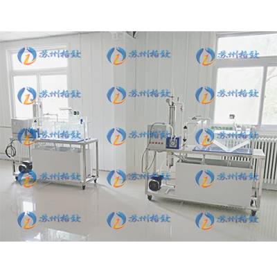 天津某学院给排水科学与工程实验装置溶气气浮装置等教学实验设备安装现场