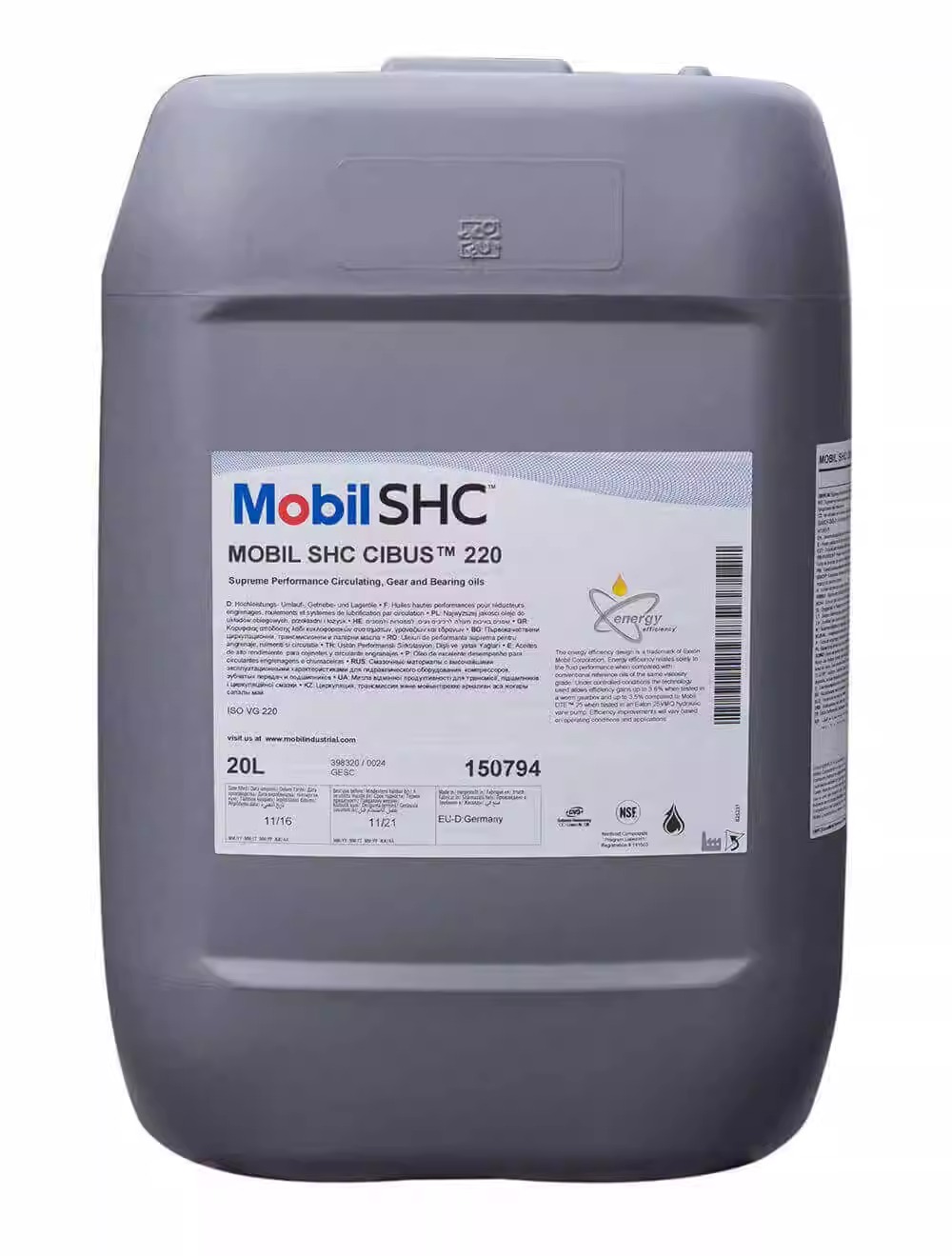 美孚MOBIL SHC Cibus32 46 68 220 320 460号ISO VG合成食品级润滑油