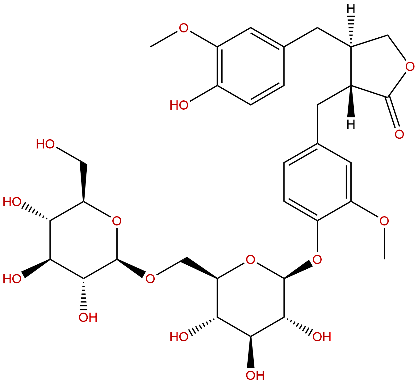 罗汉松树脂酚-4'-O-β-龙胆二糖苷