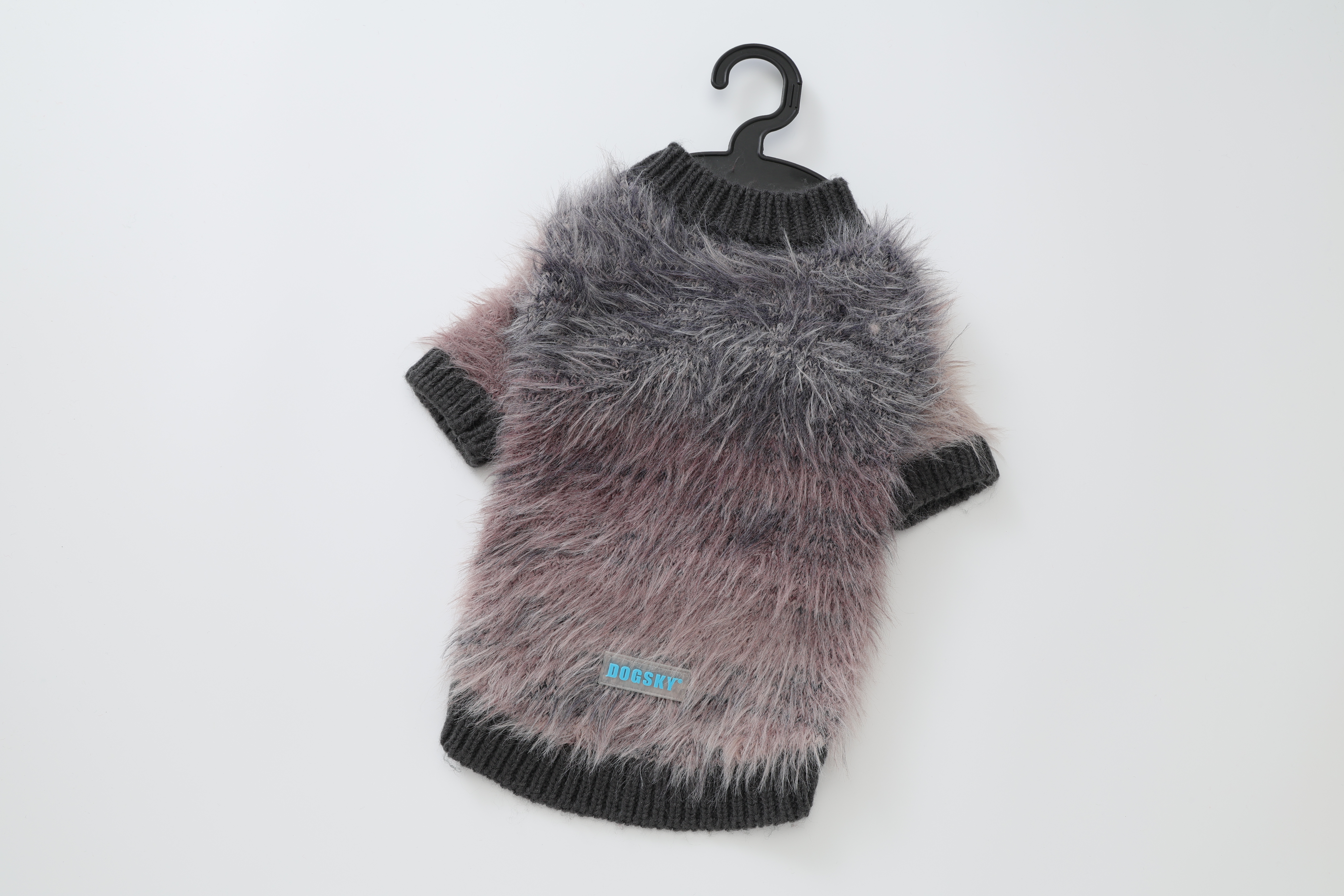 2025秋冬复古长毛开衫宠物毛衣狗狗猫咪针织时尚保暖外套