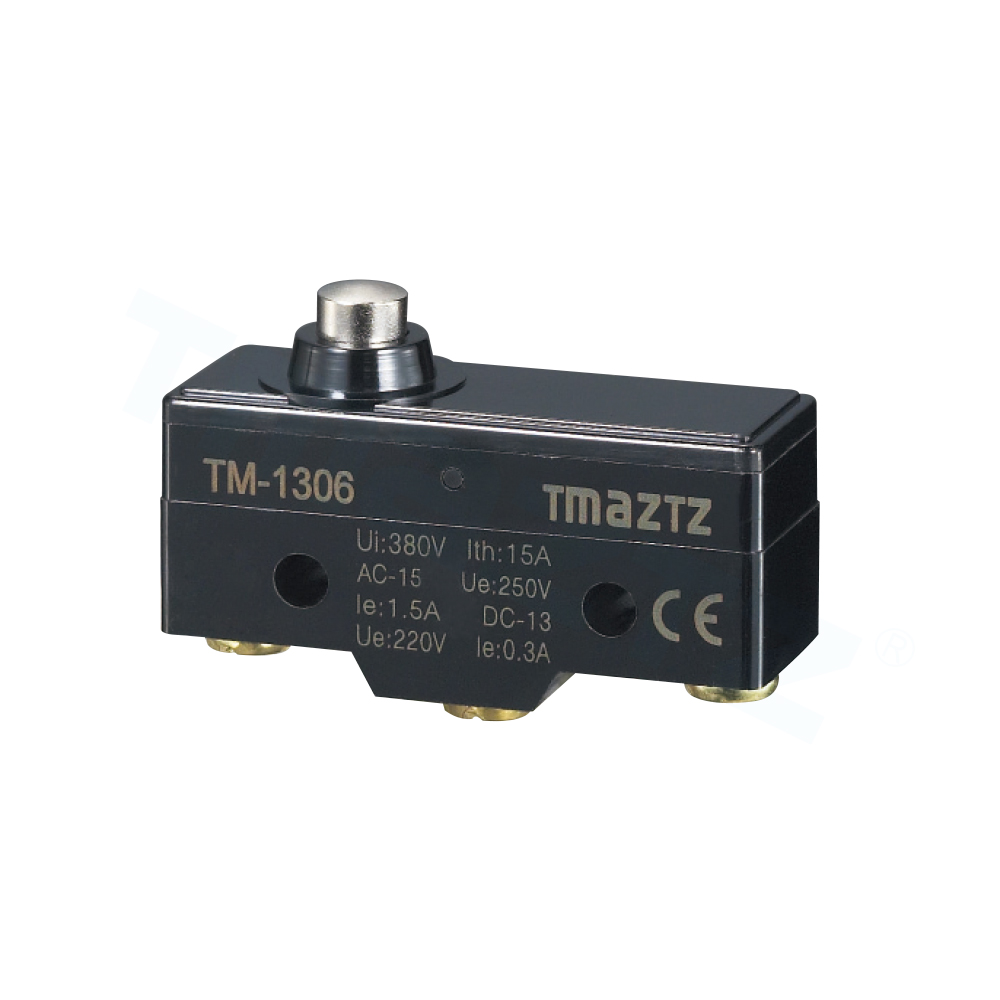 TM-1306塞柱短按钮型微动开关