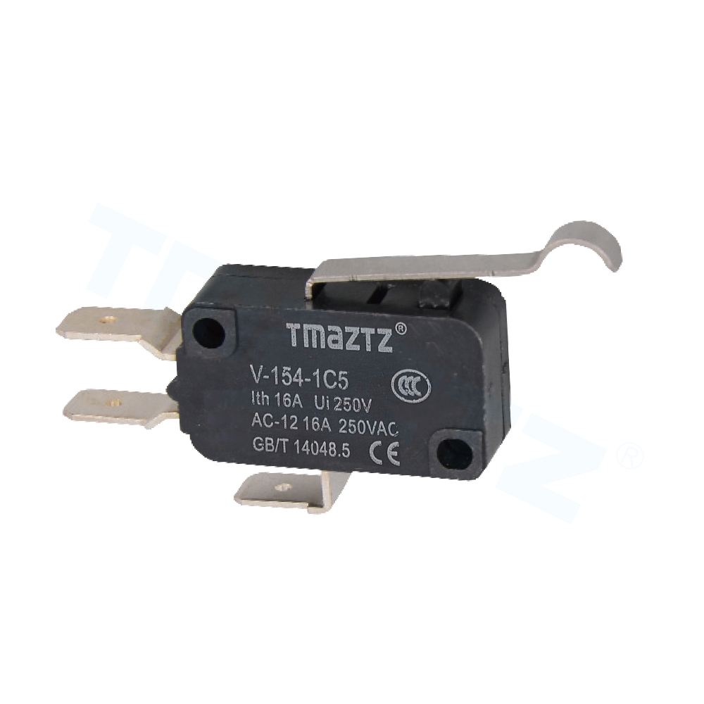 V-154-1C5 弧形杠杆微动开关(宽端子)