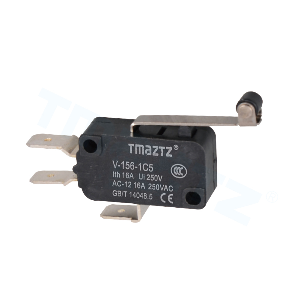 V-156-1C5 滚轮长杠杆微动开关(宽端子)