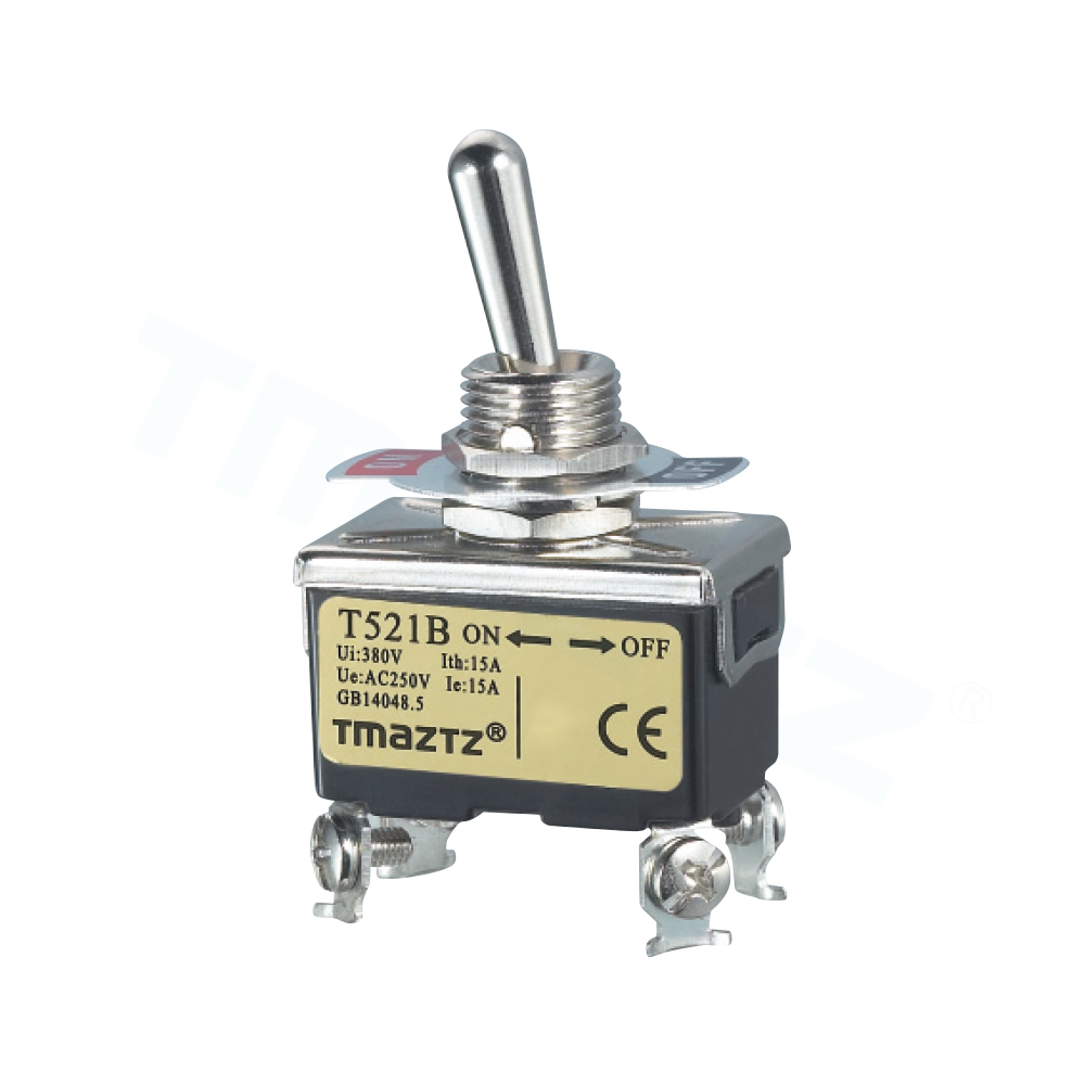 T521B  T5R21B ON-OFF 4螺丝端子型钮子开关