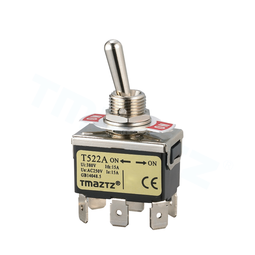 T522A  T5R22A ON-ON 6端子型钮子开关