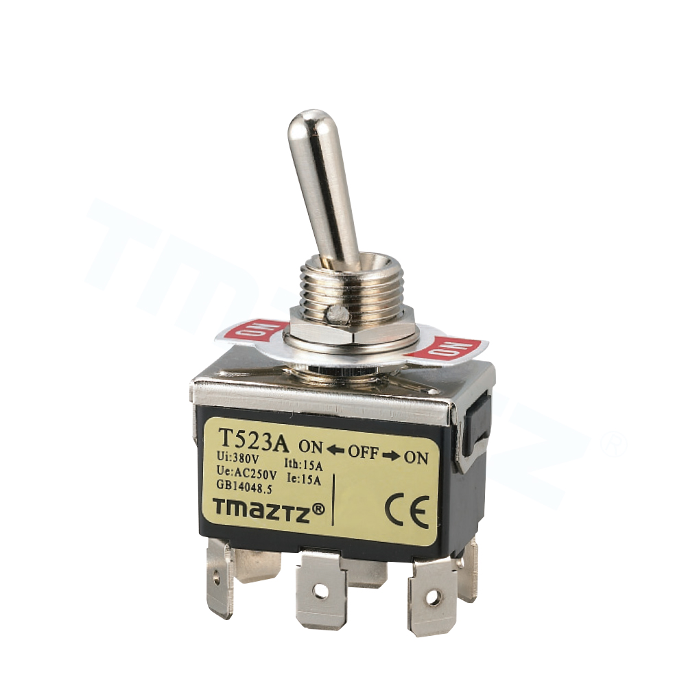 T523A  T5R23A ON-OFF-ON 6端子型钮子开关
