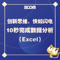创新思维、快如闪电-10秒完成数据分析（Excel）