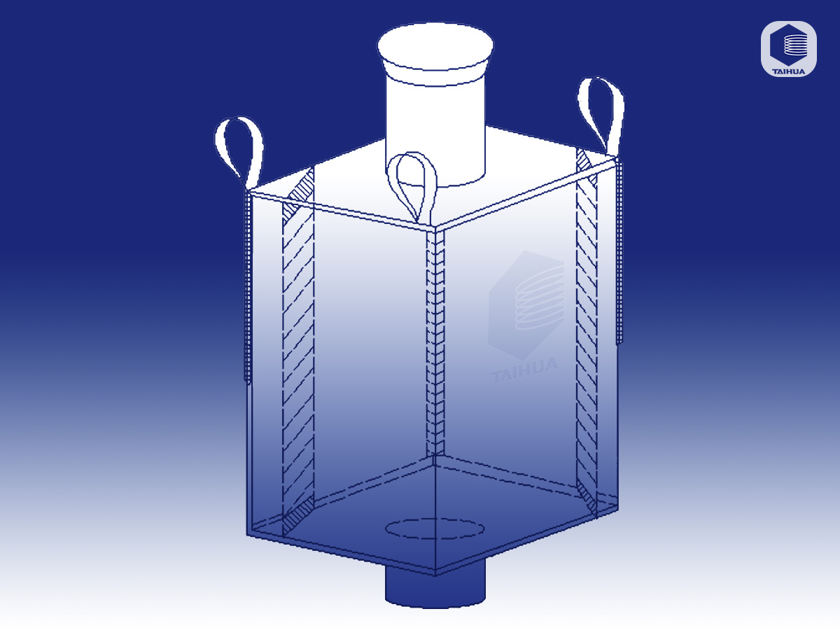 方便堆放的集装袋、吨袋设计图