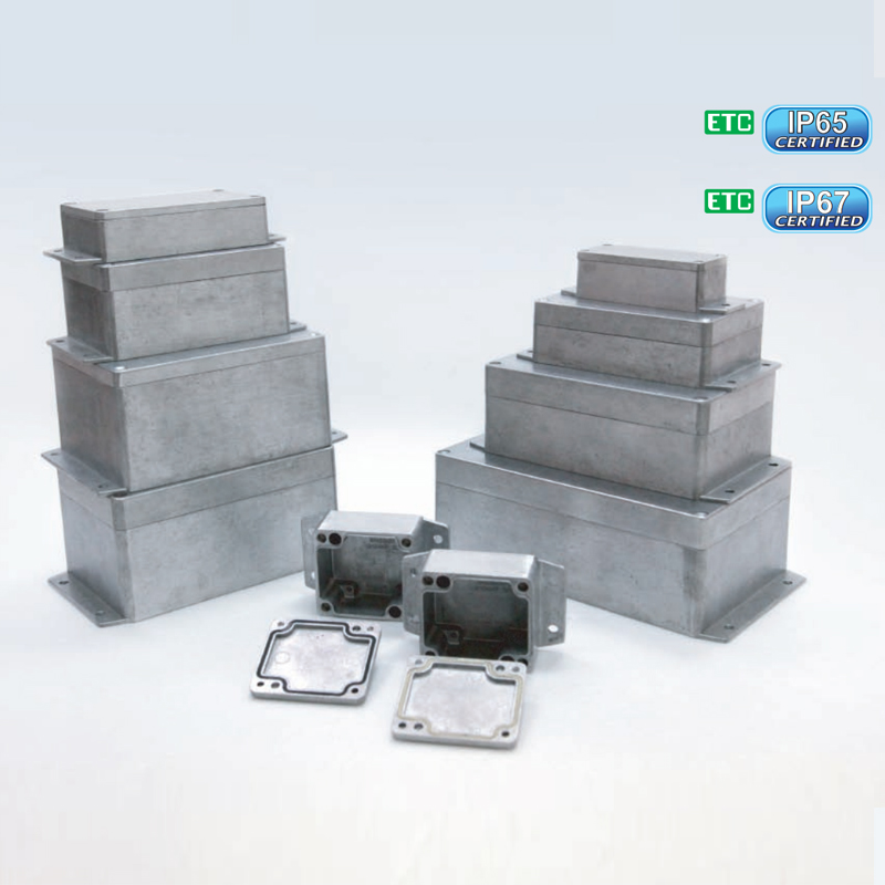 G1XXMF 系列 带安装耳的IP65和IP67压铸铝外壳