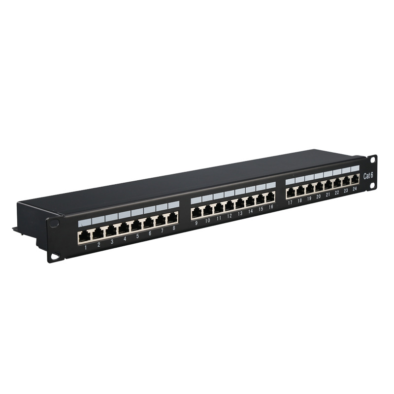 厂家直销屏蔽通用型多功能千兆CAT6超五类六类CAT5E网络配线架