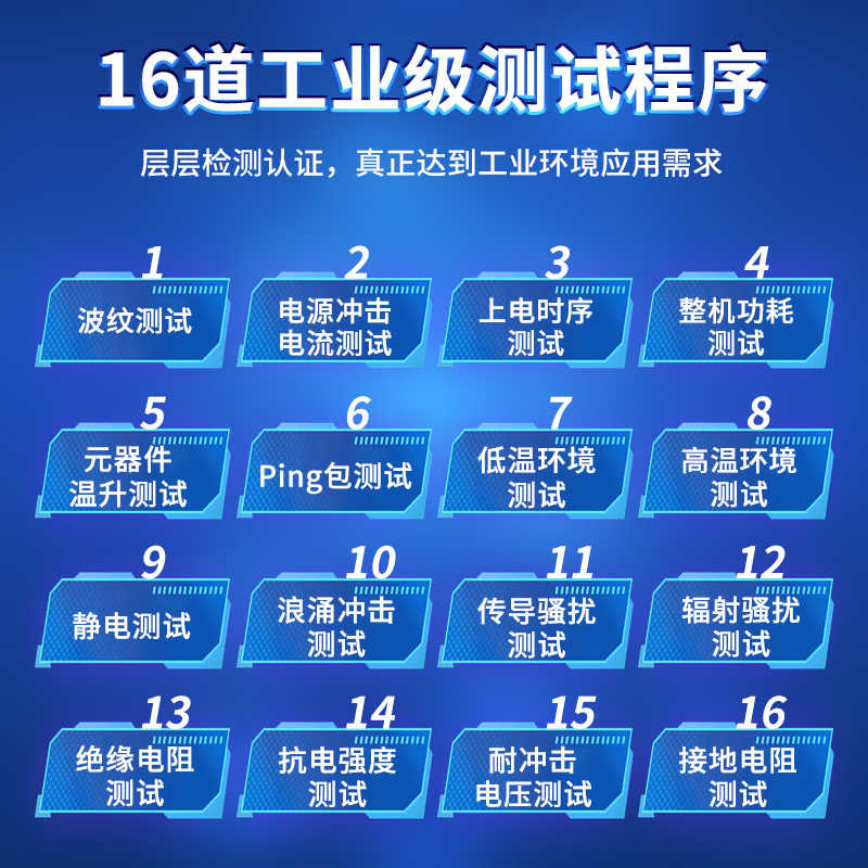洪亚威视 工业级交换机5口8口16口百兆千兆以太网管理型POE供电防雷安防监控专用导轨光纤收发器光电转换网络