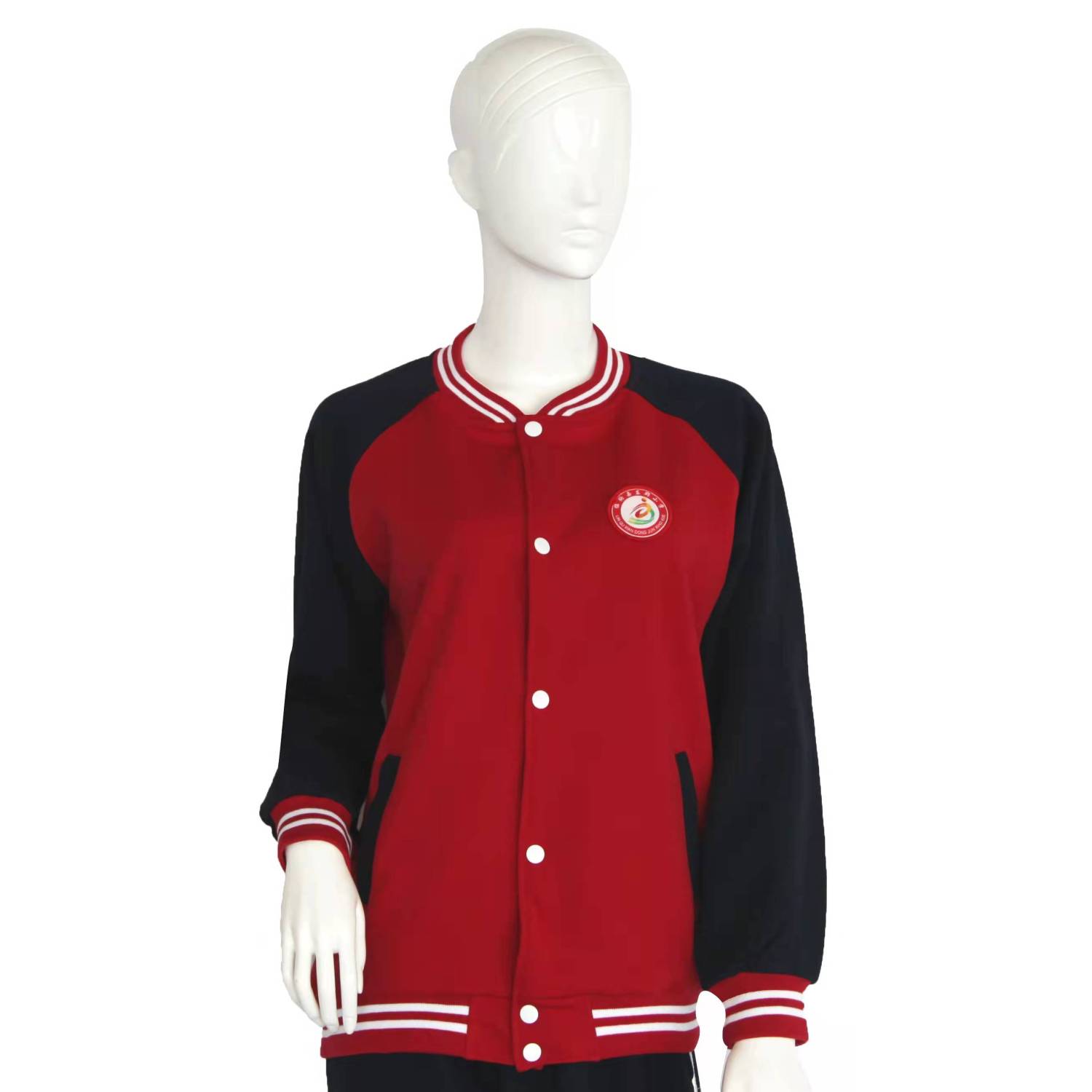 2021级红领摁扣上衣