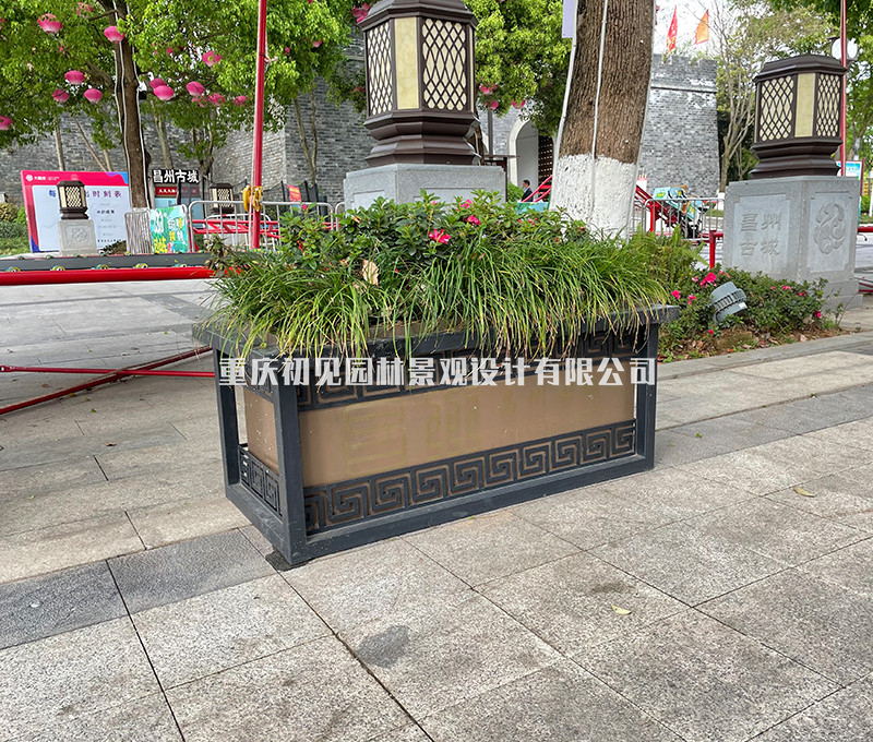 镀锌板花箱案例