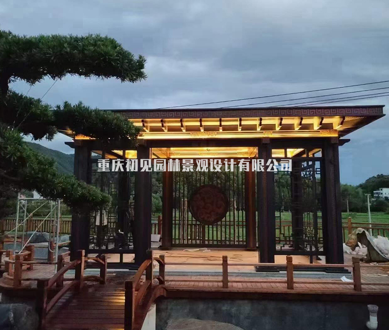 凉亭廊架