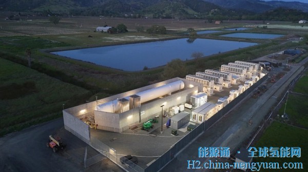 美国最大绿色氢储能混合微电网在加州上线