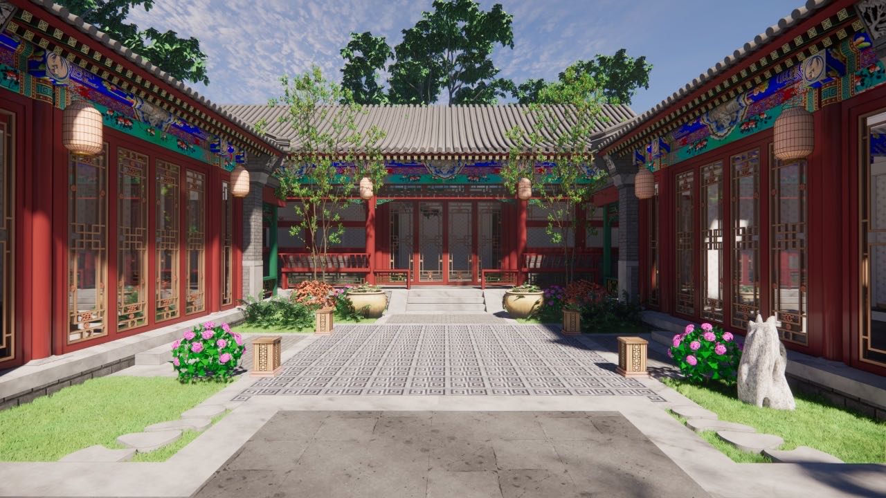 东城区北锣鼓巷四合院独院出租590平 北京四合院出租出售