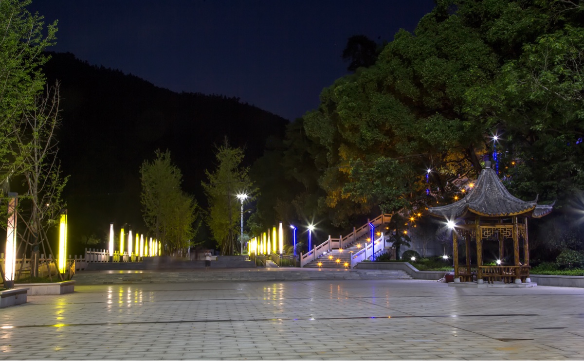 炎帝公园夜景
