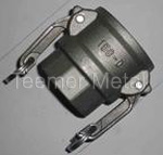 Aluminum camlock coupling part D