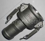 Aluminum camlock coupling part C