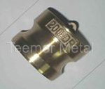 Brass camlock coupling part DP