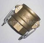 Brass camlock coupling part D