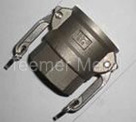 Stainless steel camlock coupling part D