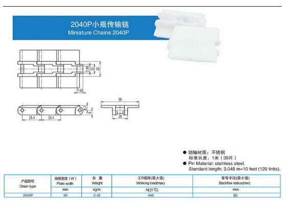2040P小瓶传输链
