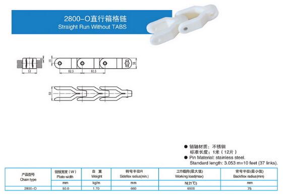 2800-O直行箱格链