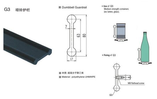 G3哑铃护栏