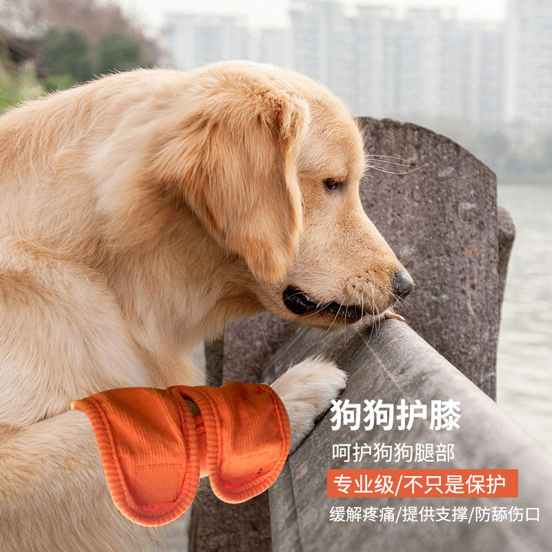 亞馬遜寵物護(hù)膝狗狗術(shù)后護(hù)腿套恢復(fù)綁帶支架腿部保暖套