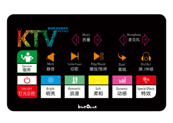 包房灯光智控面板  TA-118-20A