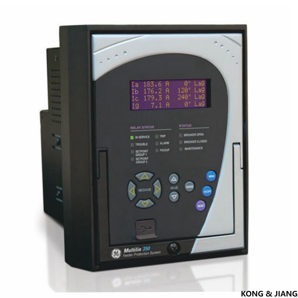 GE 350-C-P5-G5-H-E-M-C-P-SN-D-N-DC125-250 AC120-240V-0-5A Protective relay