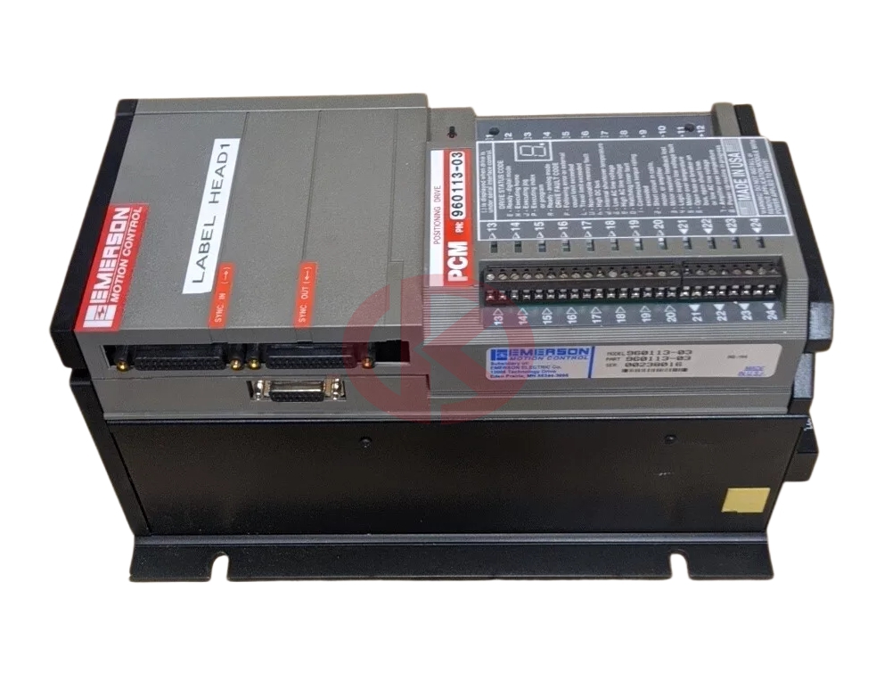 Emerson 960113-03 Pcm Positioning Servo Drive