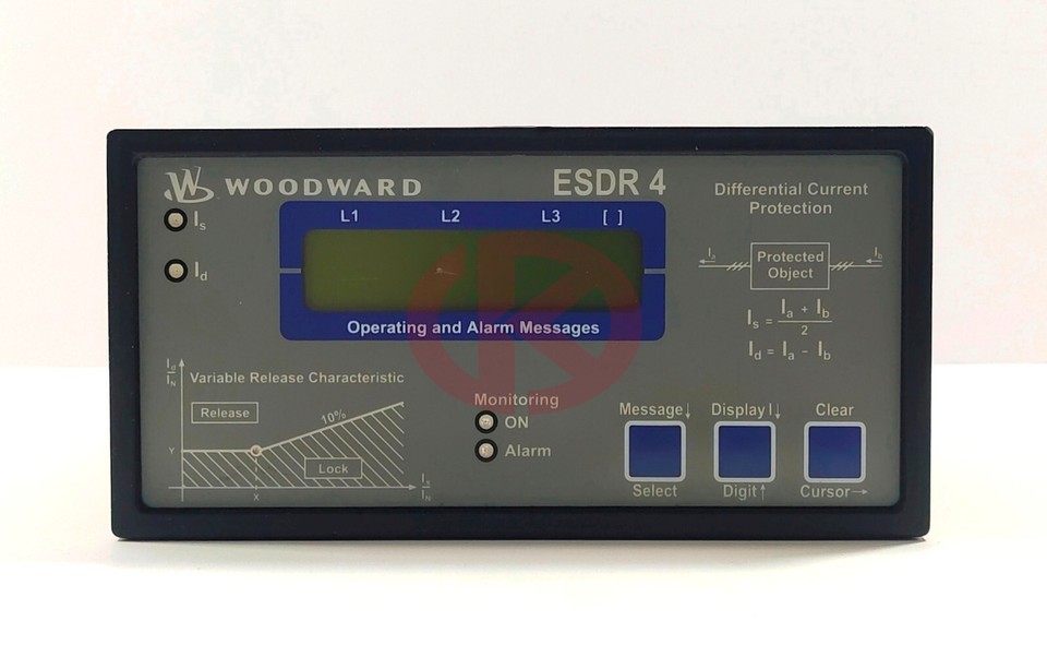 Woodward ESDR4 Current Differential Protection Relay ESDR405-h0018B