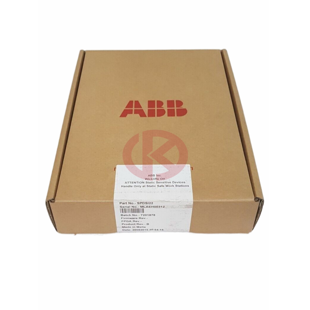 ABB SPDSI22 24, 48, 125 VDC, 120 VAC DI Module. 16 CH