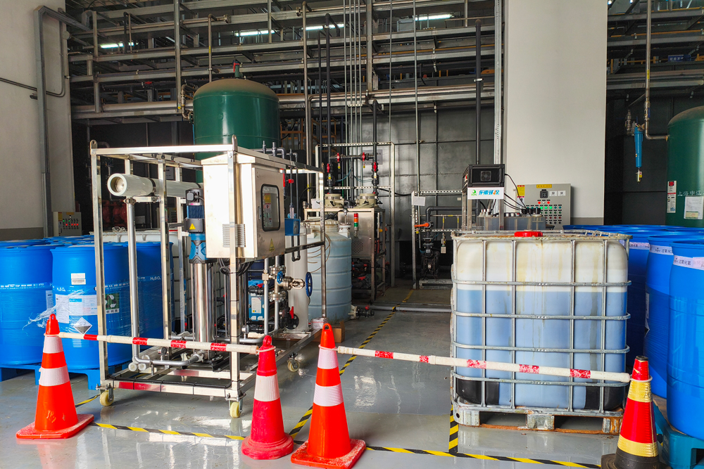 集成电路含铜废液资源回收系统