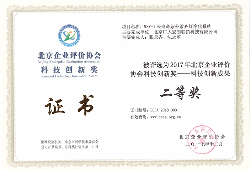 科技创新成果二等奖