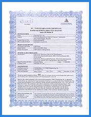 <span>CE认证：证书编号TCF-2091CC18</span>