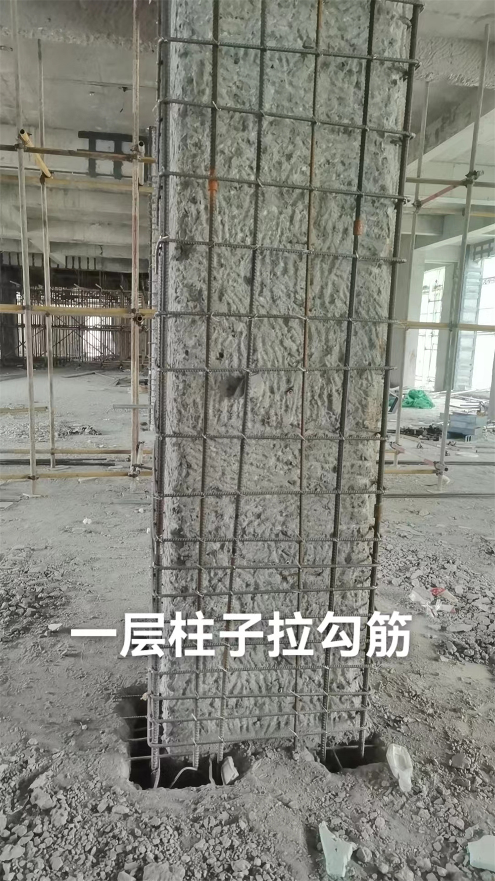 一层柱子拉勾筋