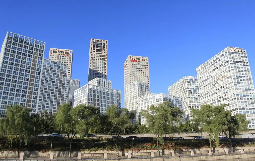 建外SOHO——北京CBD商务地段的白色楼群